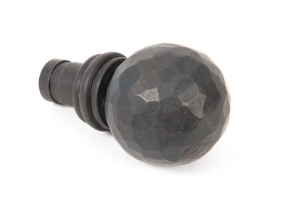 Hammered Ball Curtain Finial (pair) by From The Anvil