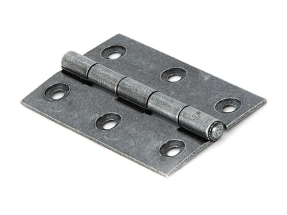 From The Anvil's Pewter Patina Butt Hinge - Large (pair)