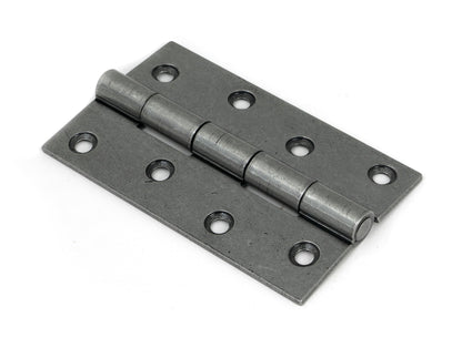 From The Anvil's Pewter Patina Butt Hinge - Large (pair)