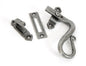 From The Anvil's Pewter Patina Locking Shepherds Crook Fastener