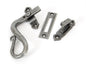 From The Anvil's Pewter Patina Locking Shepherds Crook Fastener