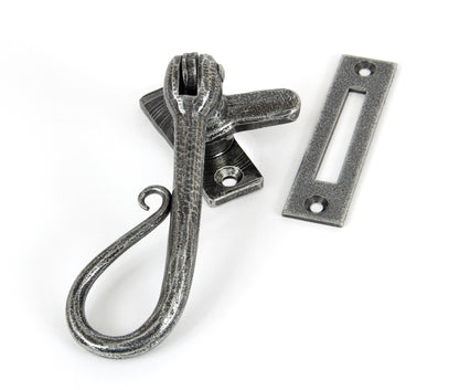 From The Anvil's Pewter Patina Shepherds Crook Fastener