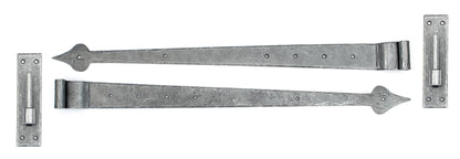 Hook & Band Hinge - Cranked (pair) by From The Anvil
