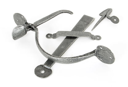 From The Anvil's Pewter Patina Bean Thumblatch
