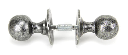 Round Mortice/Rim Knob Set by From The Anvil