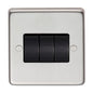 From The Anvil's Satin Stainless Steel 10 Amp Switched Socket