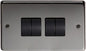 From The Anvil's Black Nickel 10 Amp Switched Socket