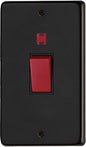 From The Anvil's Matt Black Double Plate Cooker Switch