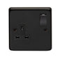 From The Anvil's Matt Black 13 Amp Switched Socket