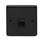 From The Anvil's Matt Black Telephone Socket