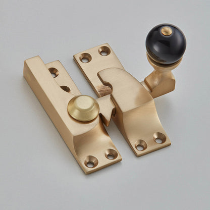 Croft - Sash Fastener with Black knob 4150B by Croft Ironmongery