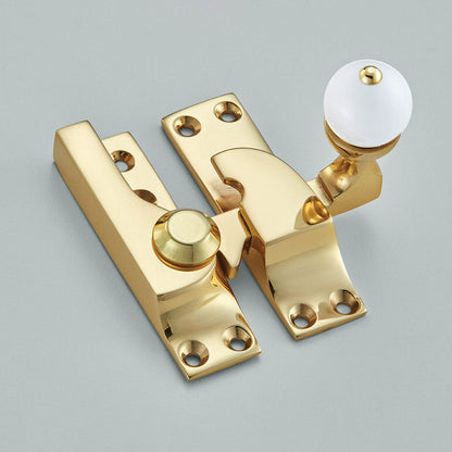 Croft - Sash Fastener with White Knob 4150 by Croft Ironmongery