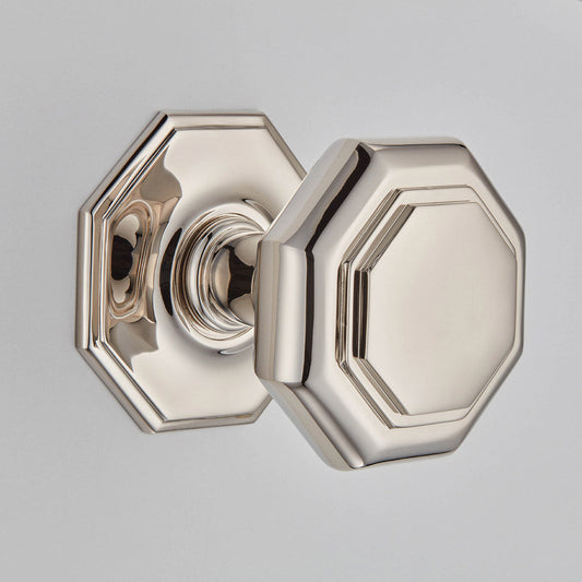 Croft - Flat Octagonal Centre Door Knob 4185 by Croft Ironmongery