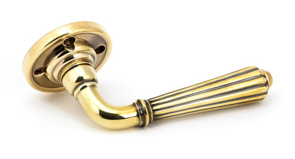 Hinton Lever on Rose Set (Sprung) by From The Anvil