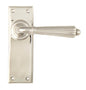 From The Anvil's Polished Nickel Hinton Lever Latch Set
