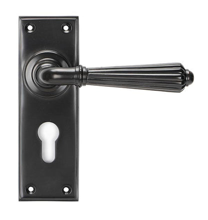 From The Anvil, Hinton Lever Euro Lock Set, Door Handles, Lever Euro