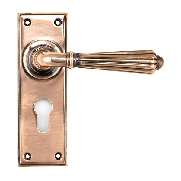From The Anvil, Hinton Lever Euro Lock Set, Door Handles, Lever Euro