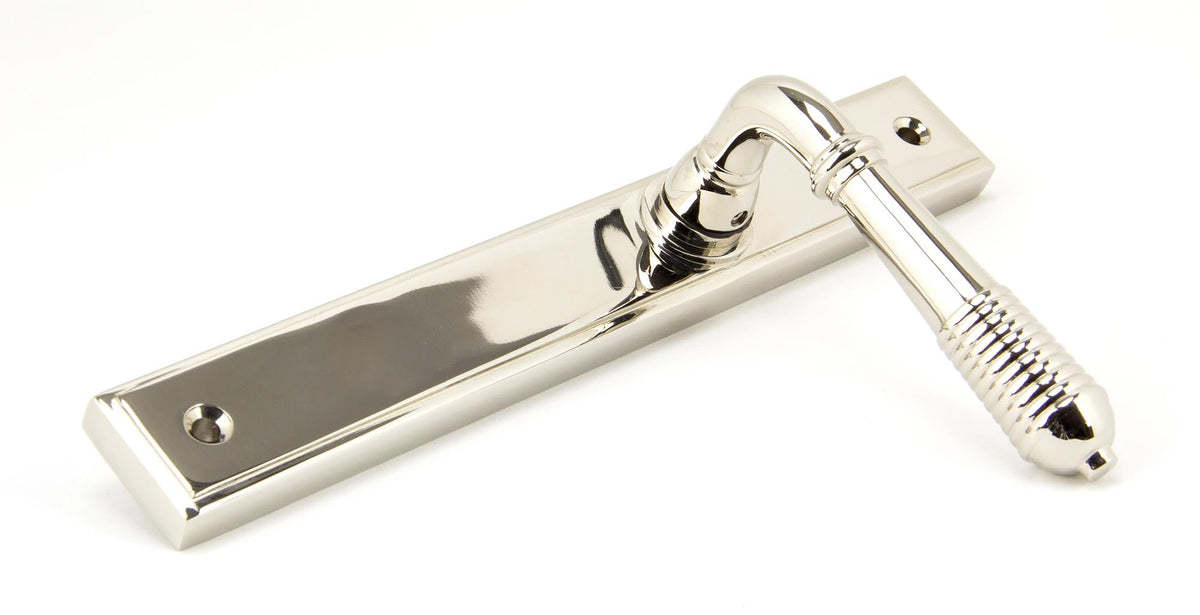 Reeded Slimline Lever Espag. Latch Set by From The Anvil