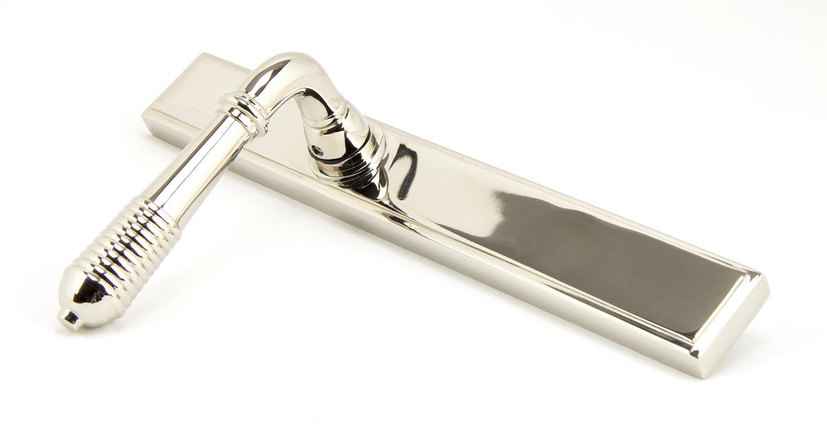 Reeded Slimline Lever Espag. Latch Set by From The Anvil