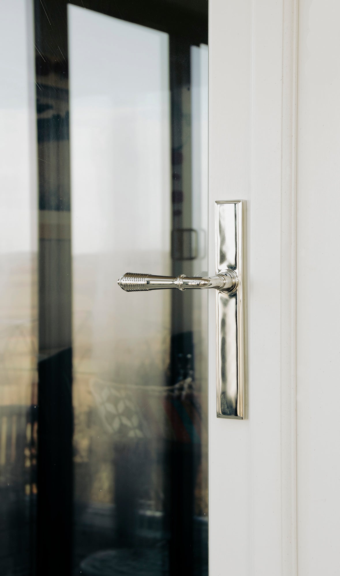 Reeded Slimline Lever Espag. Latch Set by From The Anvil