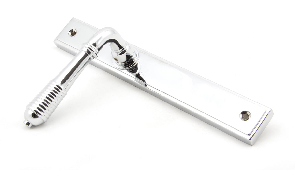 Reeded Slimline Lever Espag. Latch Set by From The Anvil