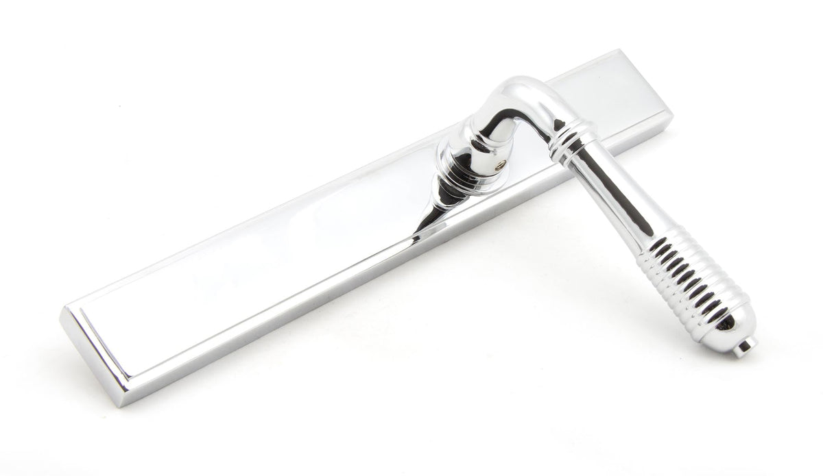 Reeded Slimline Lever Espag. Latch Set by From The Anvil