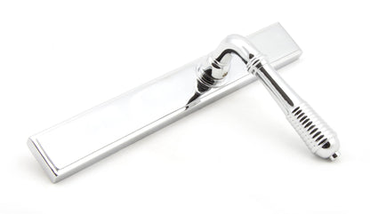 Reeded Slimline Lever Espag. Latch Set by From The Anvil
