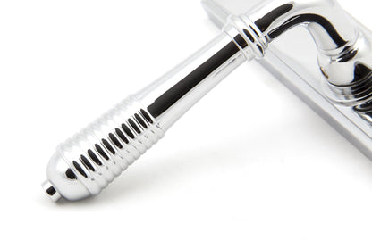 Reeded Slimline Lever Espag. Latch Set by From The Anvil