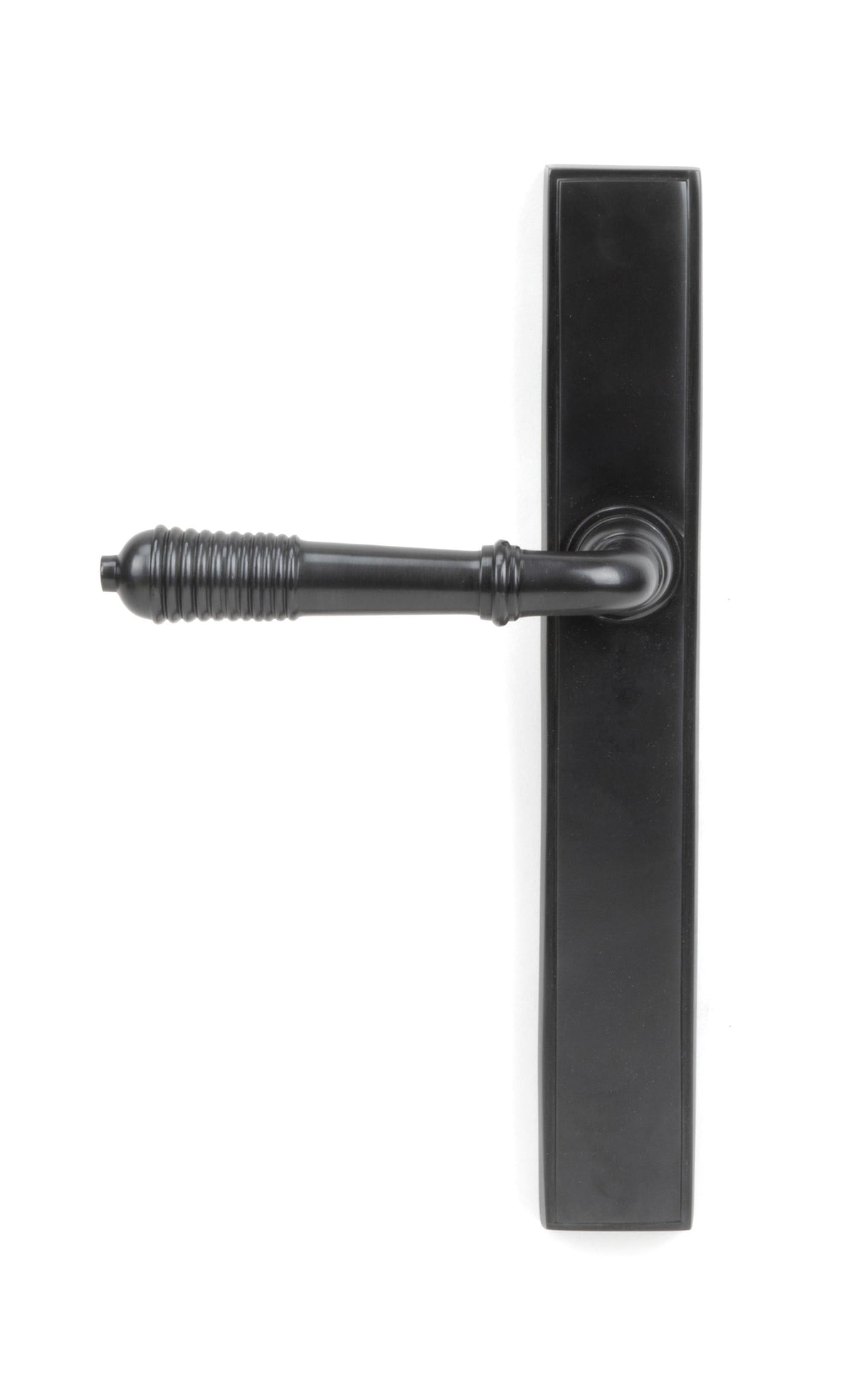 Reeded Slimline Lever Espag. Latch Set by From The Anvil