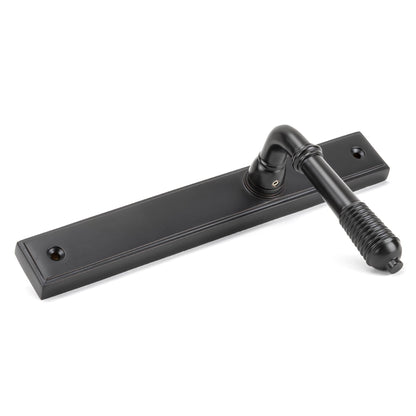 Reeded Slimline Lever Espag. Latch Set by From The Anvil