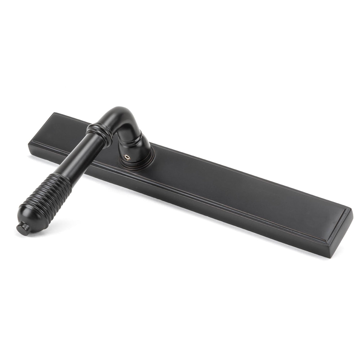 Reeded Slimline Lever Espag. Latch Set by From The Anvil