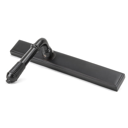 Reeded Slimline Lever Espag. Latch Set by From The Anvil