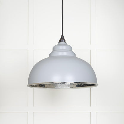 From The Anvil's Hammered Nickel Hammered Nickel Harborne Pendant