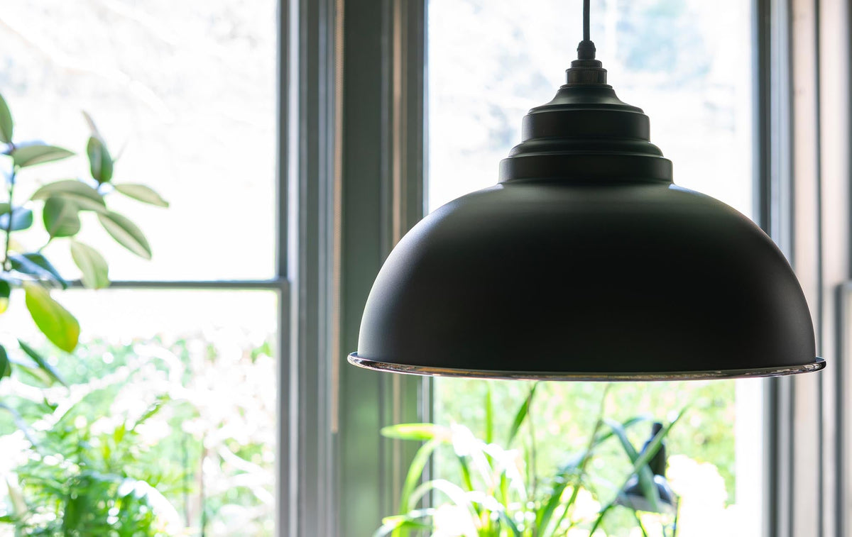 Hammered Nickel Harborne Pendant by From The Anvil