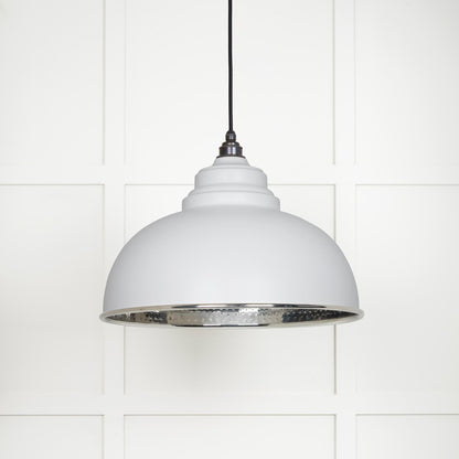 From The Anvil's Hammered Nickel Hammered Nickel Harborne Pendant