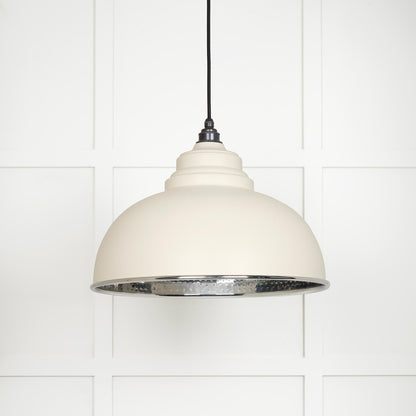 From The Anvil's Hammered Nickel Hammered Nickel Harborne Pendant