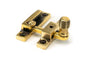 From The Anvil's Aged Brass Beehive Quadrant Fastener - Narrow
