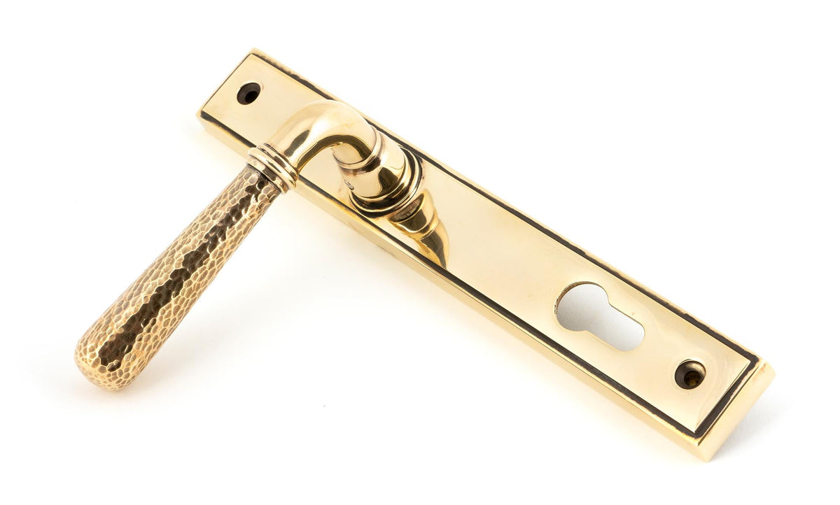 Hammered Newbury Slimline Espag. Lock Set by From The Anvil