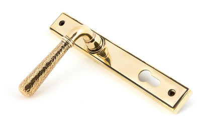 Hammered Newbury Slimline Espag. Lock Set by From The Anvil