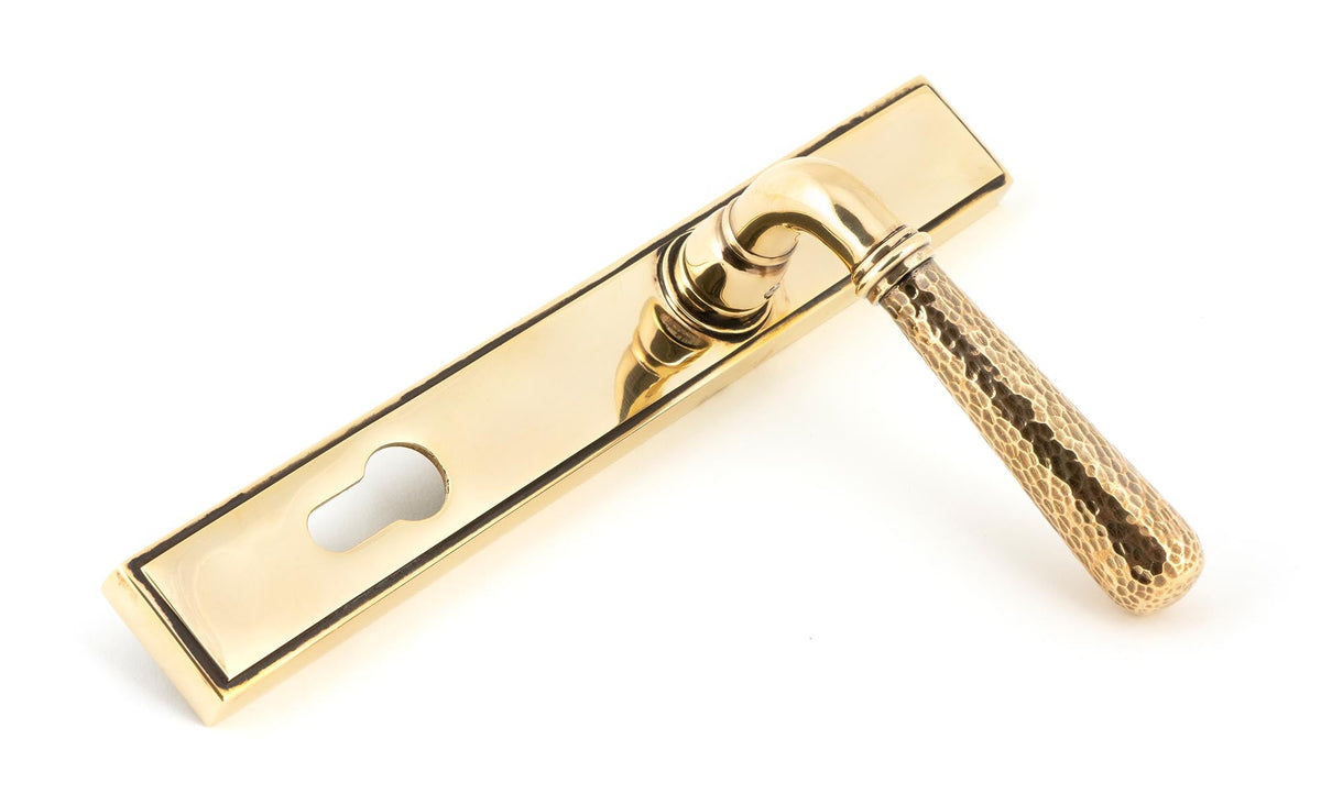 Hammered Newbury Slimline Espag. Lock Set by From The Anvil