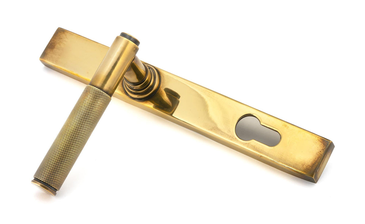 Brompton Slimline Lever Espag. Lock Set by From The Anvil