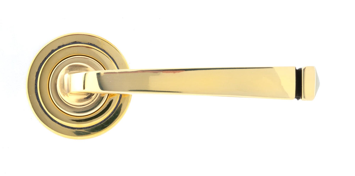 Avon Round Lever on Rose Set (Sprung) by From The Anvil
