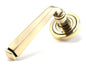 From The Anvil's Aged Brass Avon Round Lever on Rose Set (Sprung)