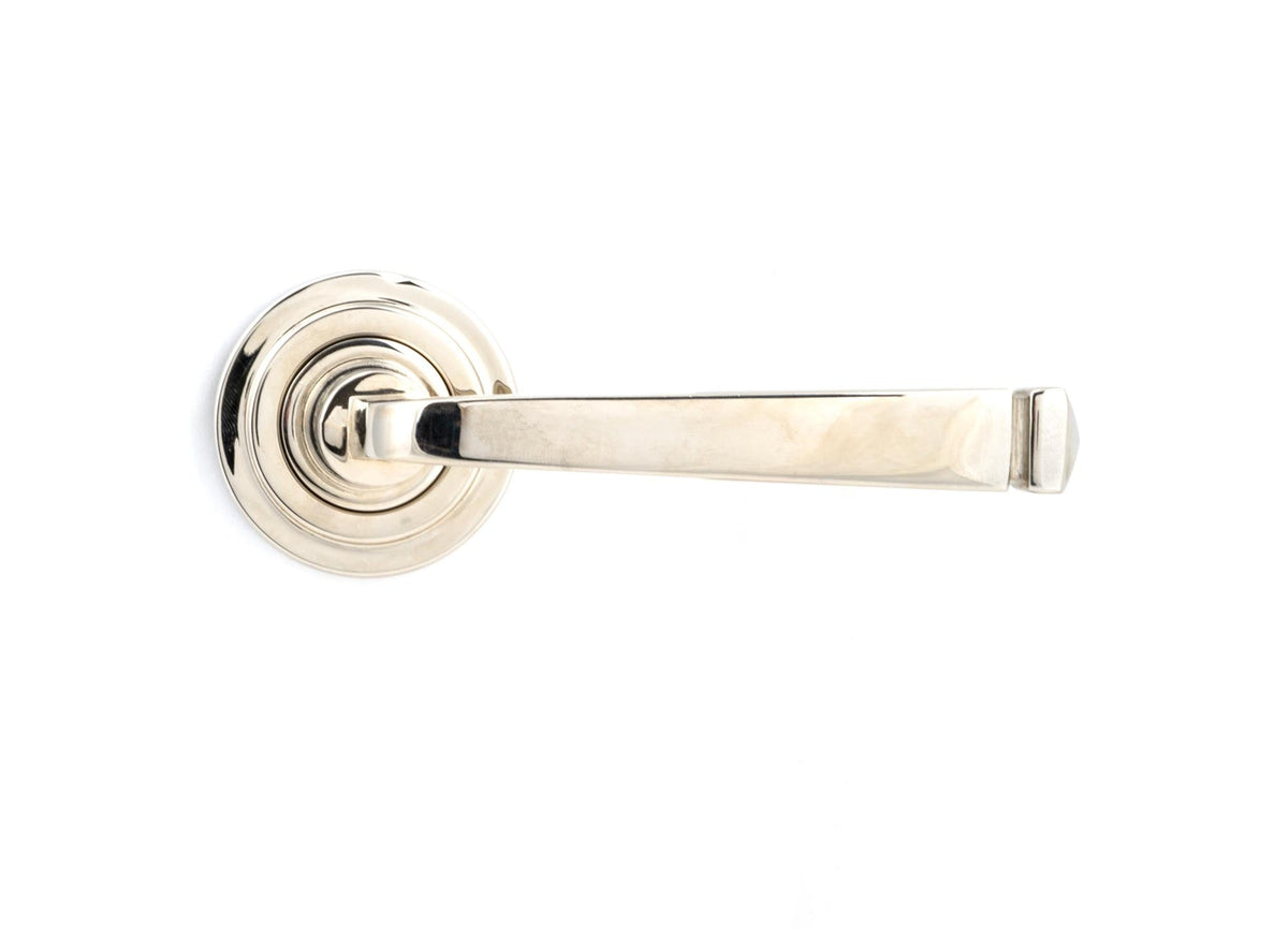 Avon Round Lever on Rose Set (Sprung) by From The Anvil