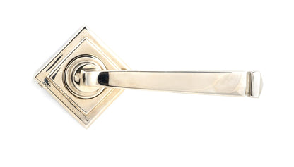 Avon Round Lever on Rose Set (Sprung) by From The Anvil