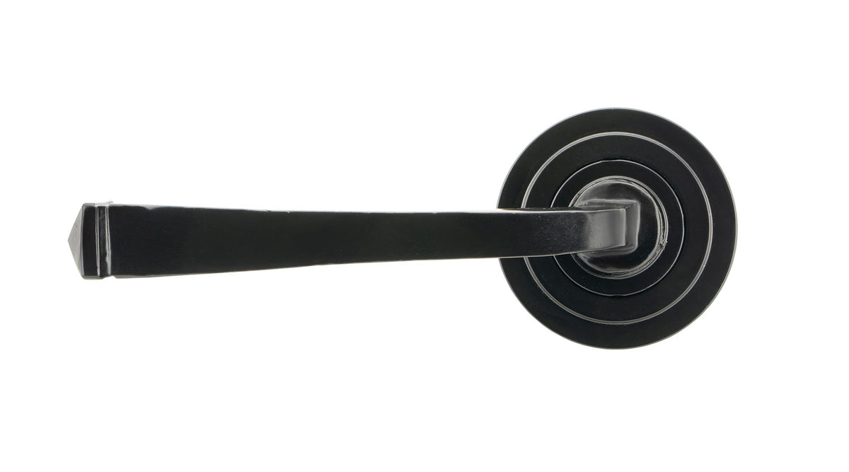Avon Round Lever on Rose Set (Sprung) by From The Anvil