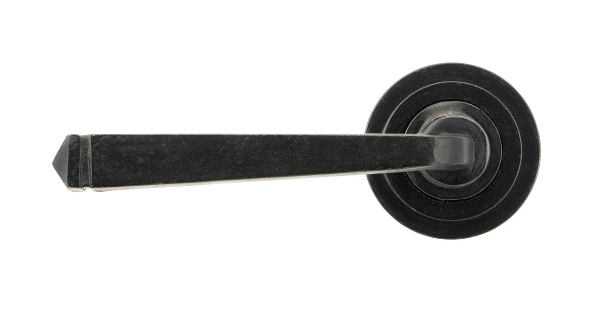 Avon Round Lever on Rose Set (Sprung) by From The Anvil
