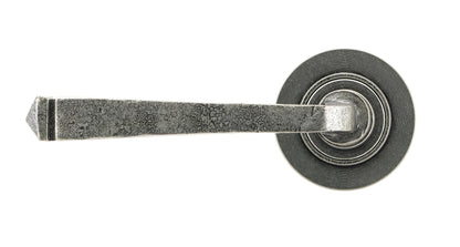 Avon Round Lever on Rose Set (Sprung) by From The Anvil