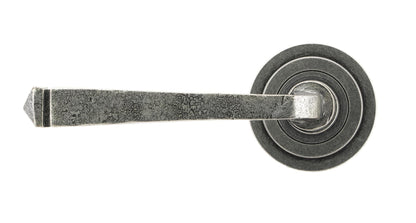 Avon Round Lever on Rose Set (Sprung) by From The Anvil