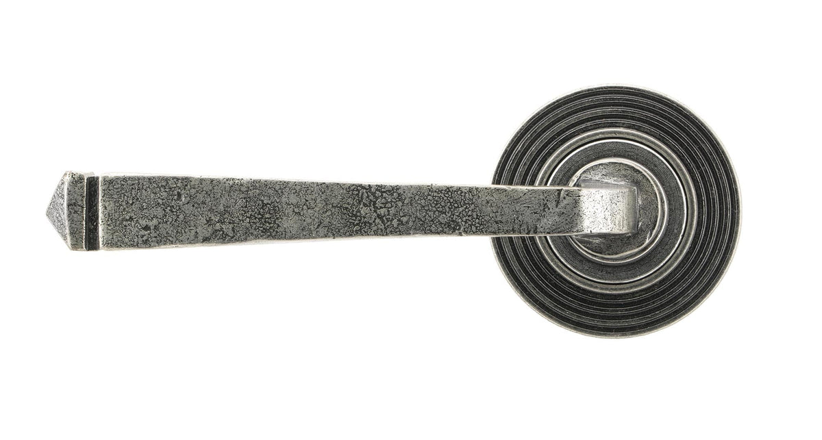 Avon Round Lever on Rose Set (Sprung) by From The Anvil